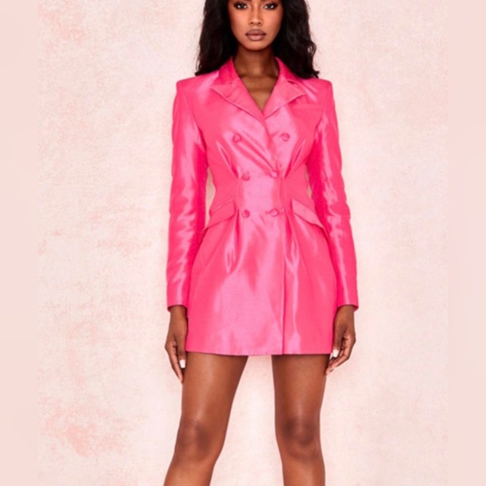 House of CB Laurica Pink Blazer Dress